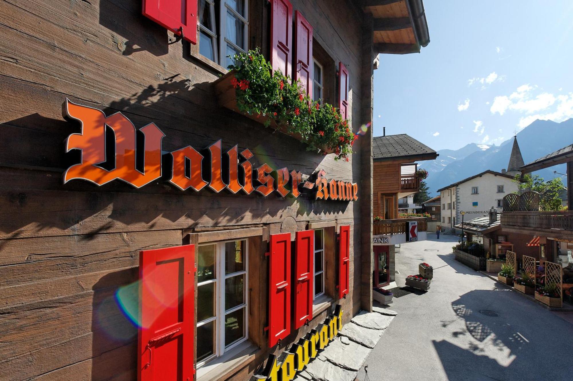 Hotel Walliserkanne Grächen Extérieur photo